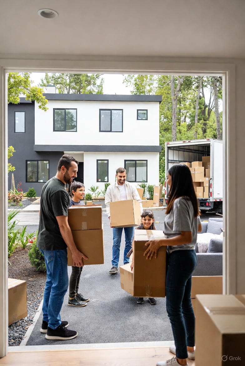 Couple moving into their new modular home